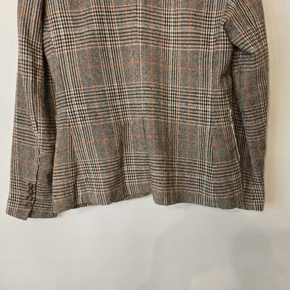 BB Dakota Women's Size S Brown tweed look button front Men's look blazer - Picture 8 of 10